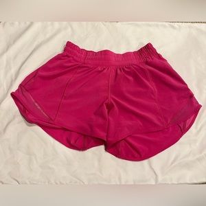 Sonic Pink Hotty Hot Lululemon Shorts